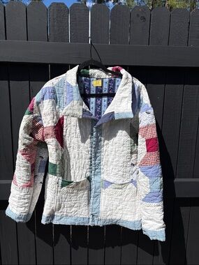 Quilted Patchwork Jacket - Multicolor